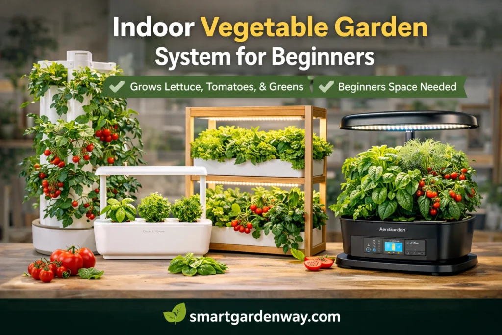 Indoor Vegetable Garden System for Beginners