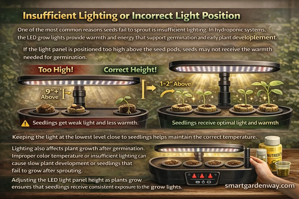 Insufficient Lighting or Incorrect Light Position