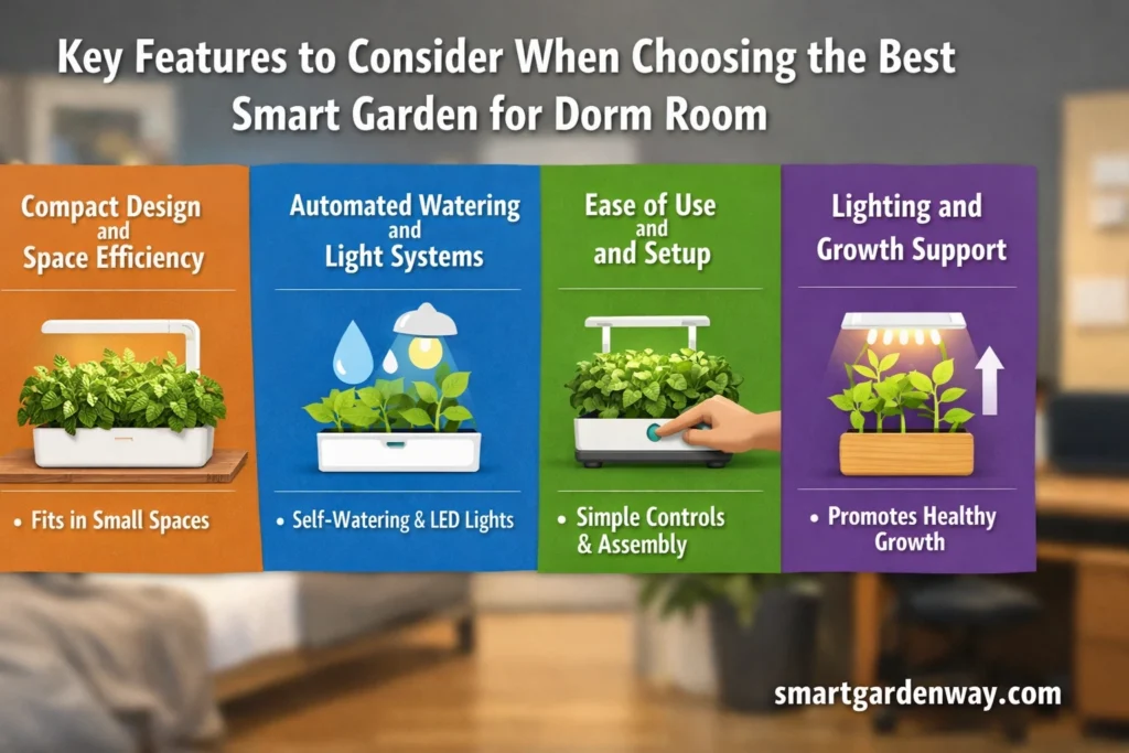 Key Features to Consider When Choosing the Best Smart Garden for Dorm Room
