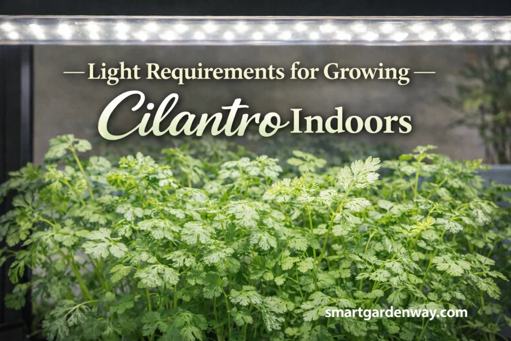Light Requirements for Growing Cilantro Indoors