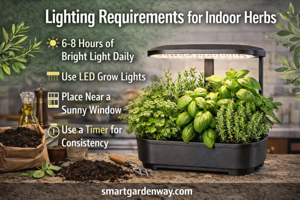 Lighting Requirements for Indoor Herbs