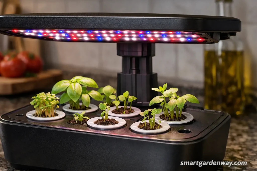Lower the LED Grow Lights Closer to the Seed Pods