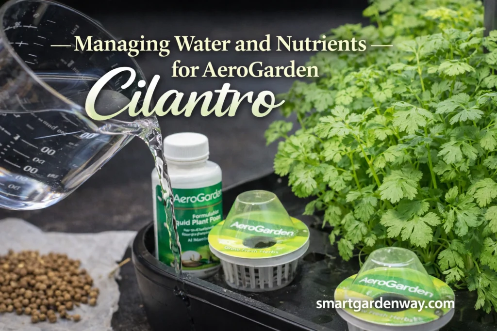 Managing Water and Nutrients for AeroGarden Cilantro