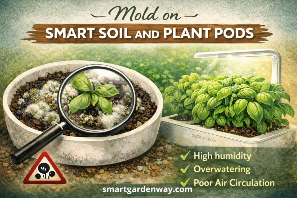 Mold on Smart Soil and Plant Pods