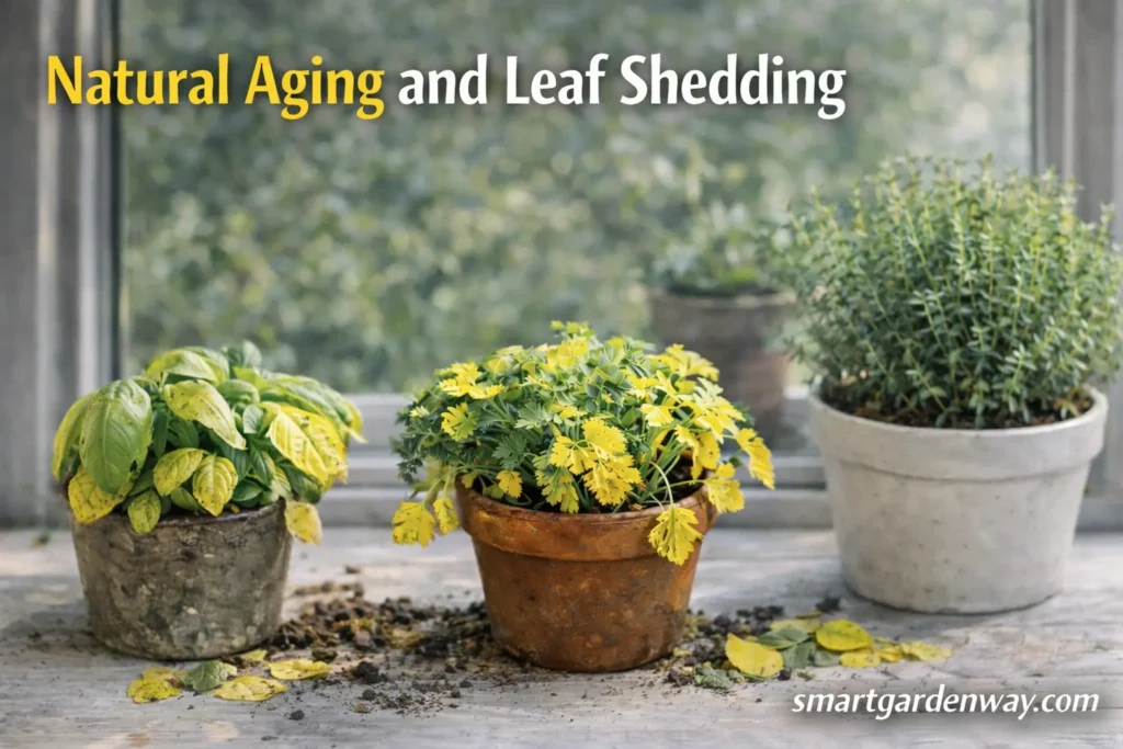 Natural Aging and Leaf Shedding