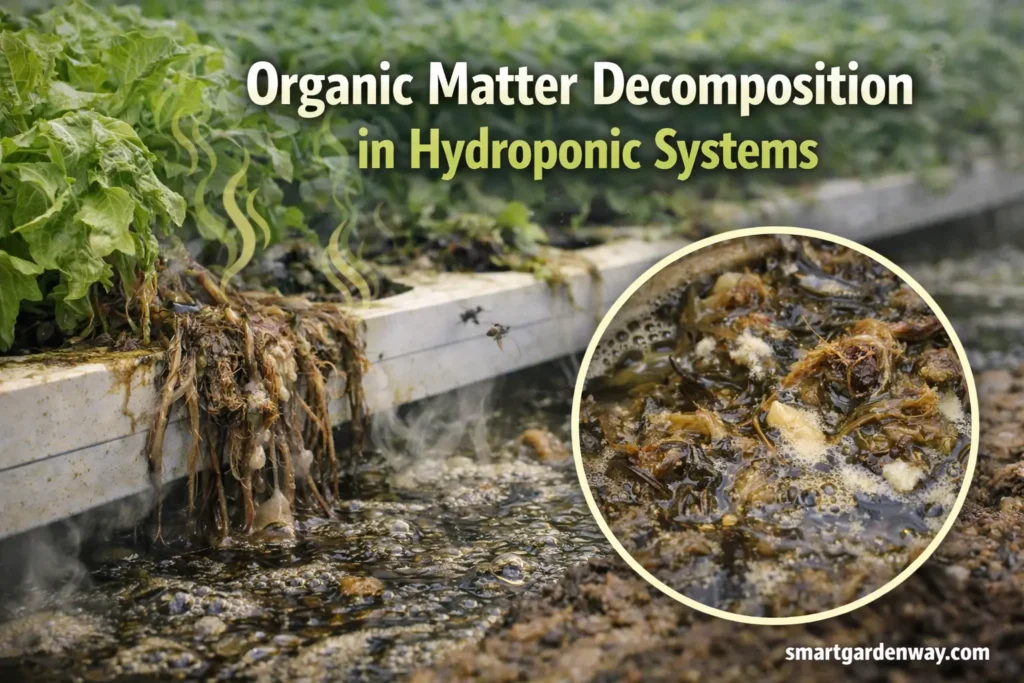Organic Matter Decomposition in Hydroponic Systems