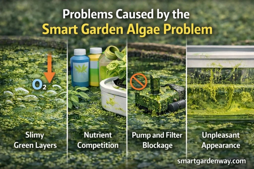 Problems Caused by the Smart Garden Algae Problem