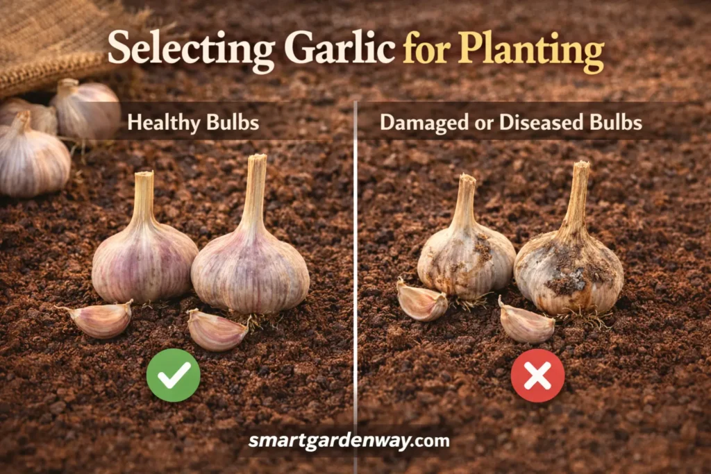 Selecting Garlic for Planting