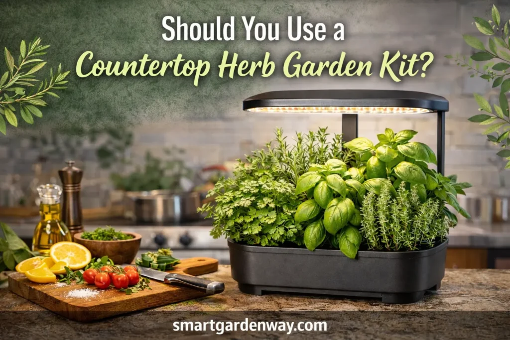 Should You Use a Countertop Herb Garden Kit?