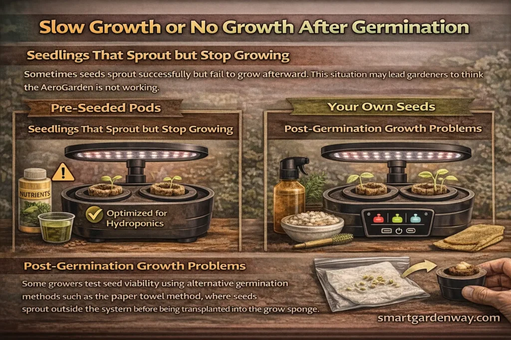 Slow Growth or No Growth After Germination