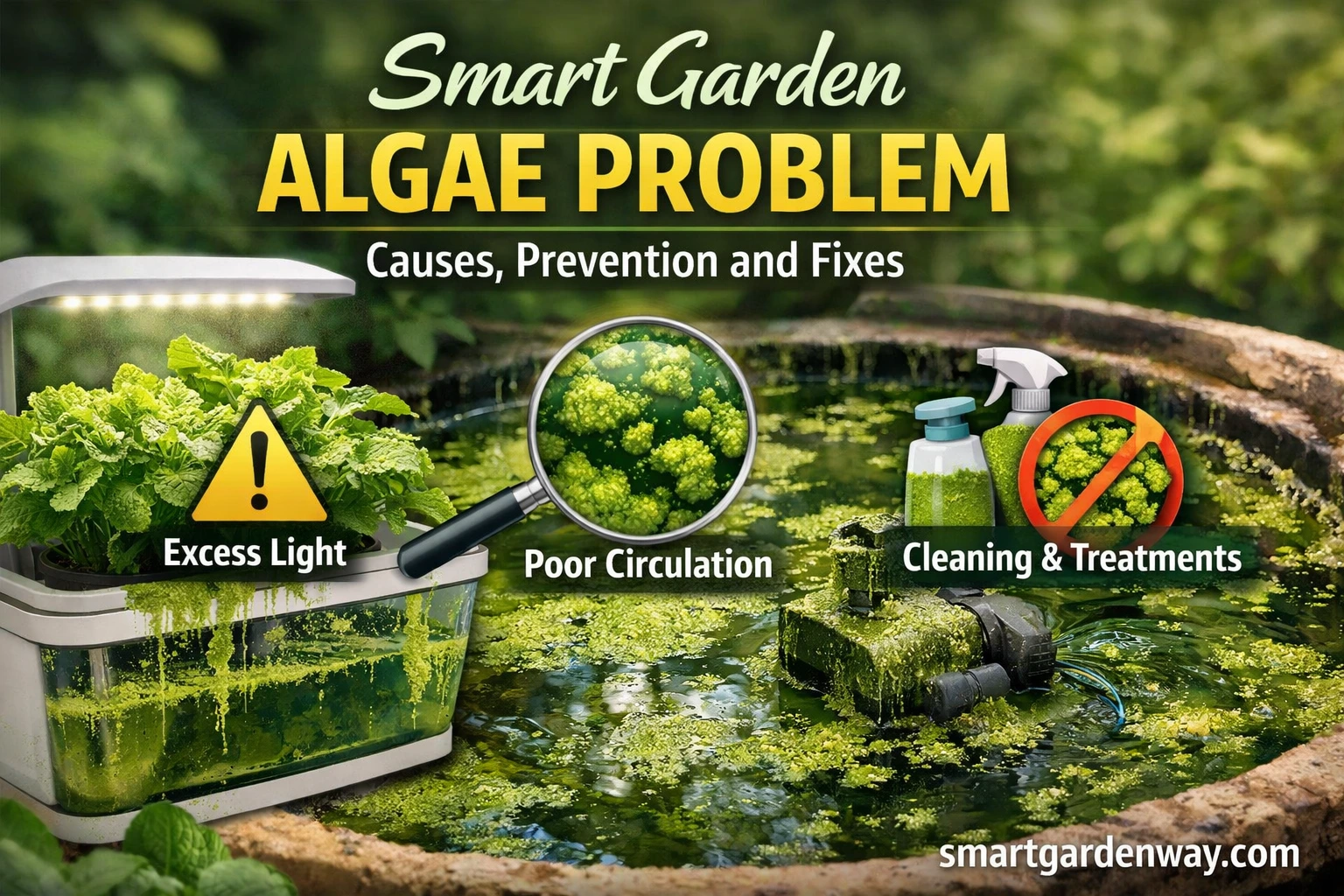 Smart Garden Algae Problem