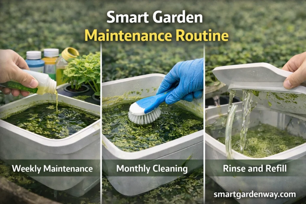 Smart Garden Maintenance Routine