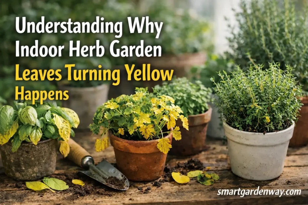 Understanding Why Indoor Herb Garden Leaves Turning Yellow Happens