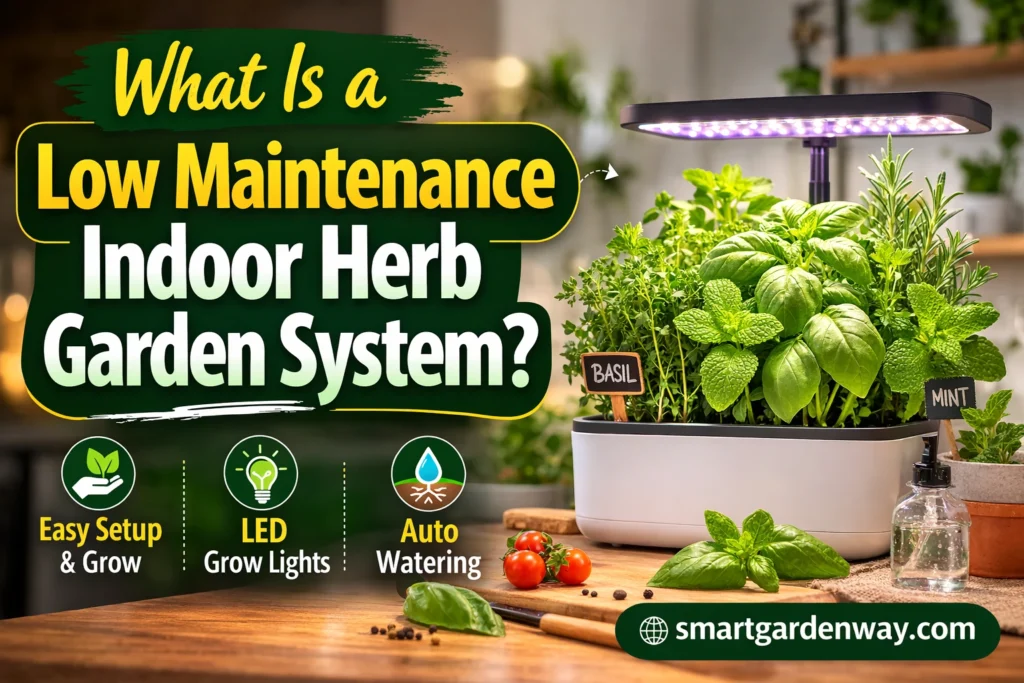 What Is a Low Maintenance Indoor Herb Garden System?
