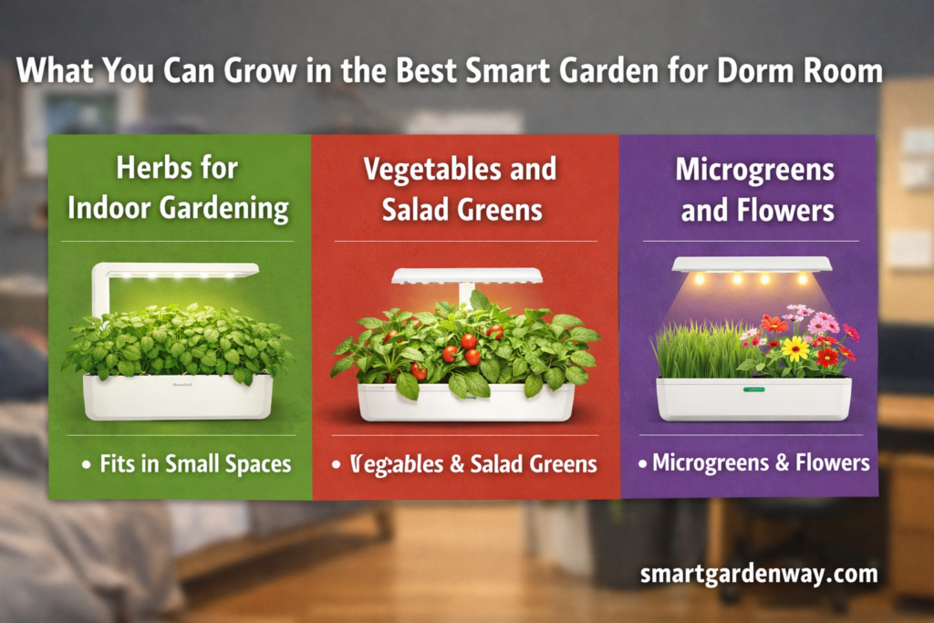 What You Can Grow in the Best Smart Garden for Dorm Room