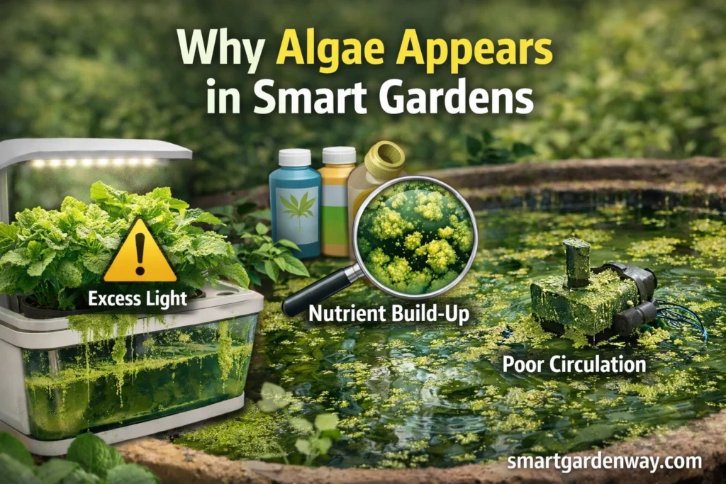Why Algae Appears in Smart Gardens