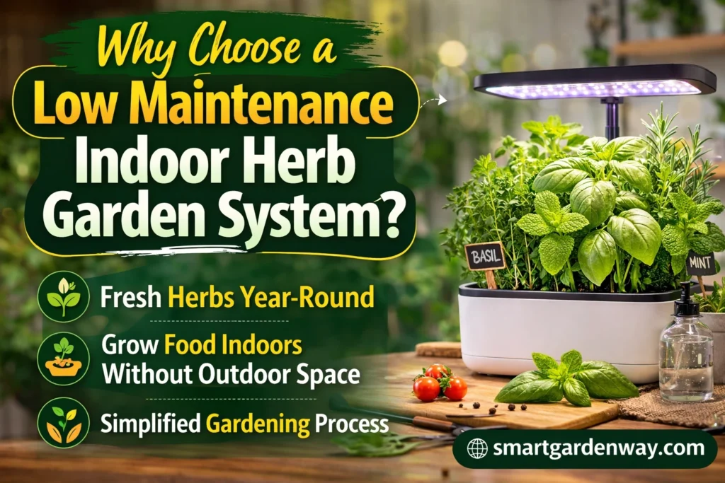 Why Choose a Low Maintenance Indoor Herb Garden System?