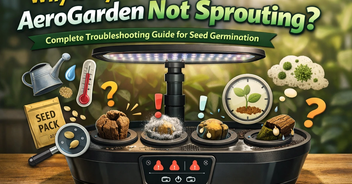 Why Is My AeroGarden Not Sprouting