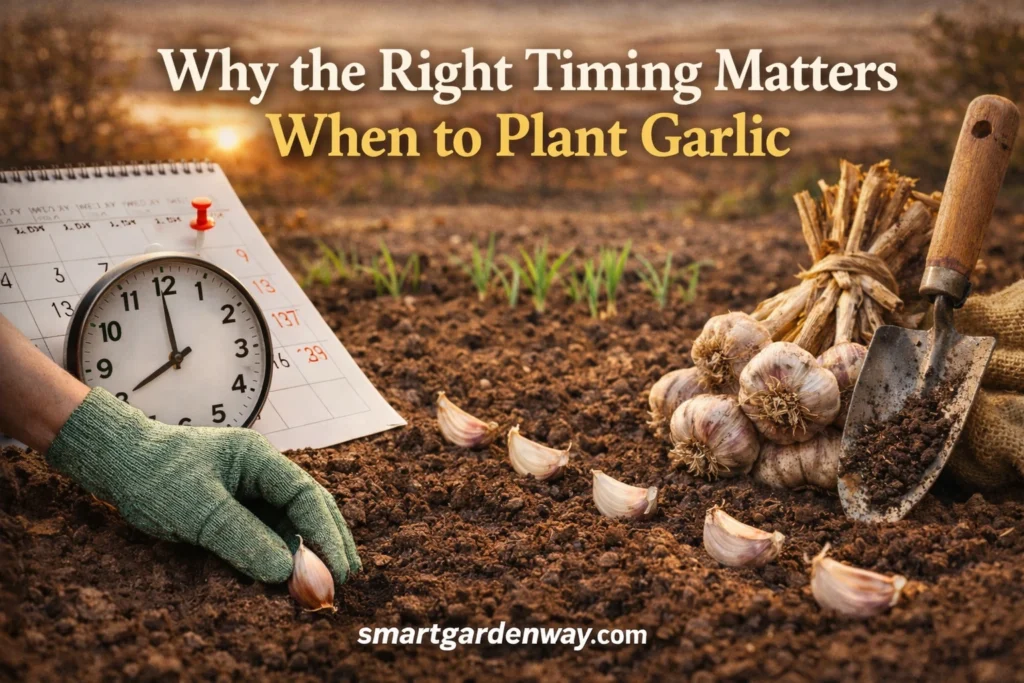 Why the Right Timing Matters When to Plant Garlic